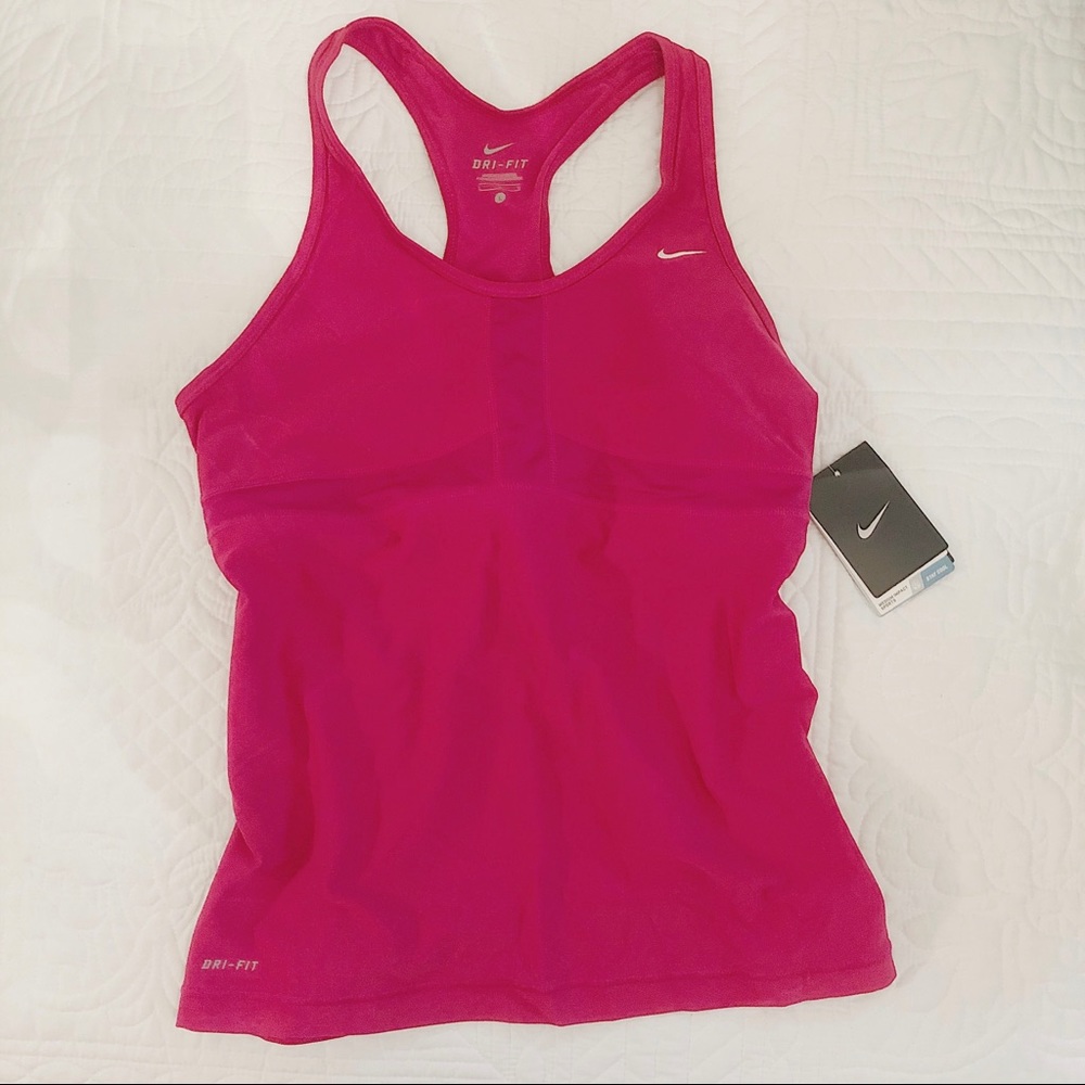 🆕 NIKE Dri-Fit Pink Training Top. Size L